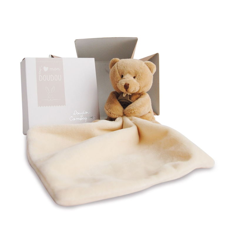 Doudou et compagnie ours mouchoir discount